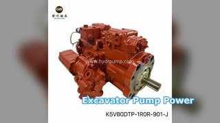 खुदाई हाइड्रोलिक पंप K5V80DTP पावर बूस्ट