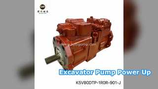 खुदाई पंप अपग्रेड K5V80DTP OEM गुणवत्ता