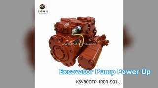 खुदाई पंप K5V80DTP 15 टन पावर अप